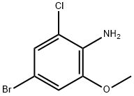 4-bromo-2-chloro-6-methoxy-benzenamine