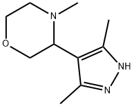 3-(3,5-dimethyl-1H-pyrazol-4-yl)-4-methylmorpholine