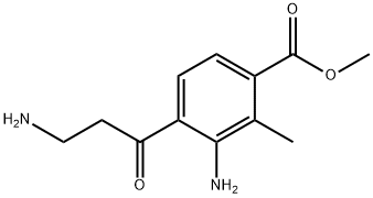 Benzoic acid, 3-amino-4-(3-amino-1-oxopropyl)-2-methyl-, methyl ester