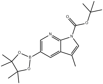 tert-Butyl 3-methyl-5-(tetramethyl-1,3,2-dioxaborolan-2-yl)pyrrolo[2,3-b]pyridine-1-carboxylate
