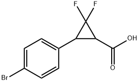 3-(4-溴苯基)-2,2-二氟环丙烷-1-羧酸