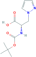 (S)-2-((叔丁氧羰基)氨基)-3-(1H-吡唑-1-基)丙酸