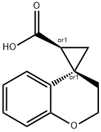 RAC-(3'R,4S)-2,3-DIHYDROSPIRO[1-BENZOPYRAN-4,1'-CYCLOPROPANE]-3'-CARBOXYLIC ACID, TRANS