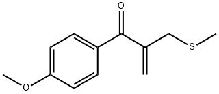 1-(4-methoxyphenyl)-2-(methylthiomethyl)prop-2-en-1-one