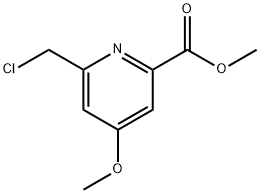 2-Pyridinecarboxylic acid, 6-(chloromethyl)-4-methoxy-, methyl est