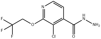 3-chloro-2-(2,2,2-trifluoroethoxy)isonicotinohydrazide