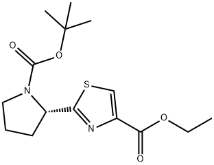 ethyl 2-(N-tert-butoxycarbonyl-2,4-pyrrolidinyl)thiazole-4-carboxylate