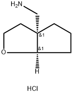 rac-[(3aR,6aR)-hexahydro-2H-cyclopenta[b]furan-3a-yl]methanamine hydrochloride, cis