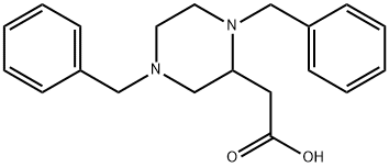 2-(1,4-二苄基哌嗪-2-基)乙酸