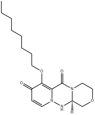 1H-[1,4]Oxazino[3,4-c]pyrido[2,1-f][1,2,4]triazine-6,8-dione, 3,4,12,12a-tetrahydro-7-(octyloxy)-, (12aR)-