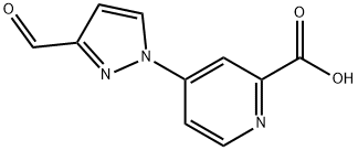 2-Pyridinecarboxylic acid, 4-(3-formyl-1H-pyrazol-1-yl)-