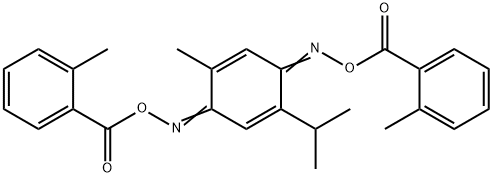 2-isopropyl-5-methylcyclohexa-2,5-diene-1,4-dione O,O-di(2-methylbenzoyl) dioxime