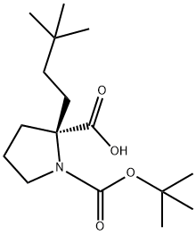 1,2-Pyrrolidinedicarboxylic acid, 2-(3,3-dimethylbutyl)-, 1-(1,1-dimethylethyl) ester, (2R)-