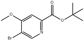 2-Pyridinecarboxylic acid, 5-bromo-4-methoxy-, 1,1-dimethylethyl ester