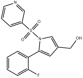 1H-Pyrrole-3-methanol, 5-(2-fluorophenyl)-1-(3-pyridinylsulfonyl)-