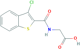 2-(3-Chlorobenzo[b]thiophene-2-carboxamido)acetic acid