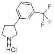 3-(3-(三氟甲基)苯基)吡咯烷盐酸盐