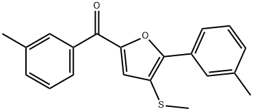 2-间甲苯基-5-间甲苯甲酰基-3-甲硫基呋喃