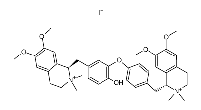(1'R)-12-hydroxy-6,7,6'-trimethoxy-2,2,2',2',18'-pentamethyl-8,18'-seco-berbamanediium, diiodide