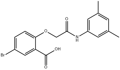 Benzoic acid, 5-bromo-2-[2-[(3,5-dimethylphenyl)amino]-2-oxoethoxy]-
