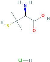(2S)-2-amino-3-mercapto-3-methyl-butyric acid hydrochloride