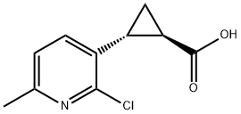 rac-(1R,2R)-2-(2-chloro-6-methylpyridin-3-yl)cyclo propane-1-carboxylic acid