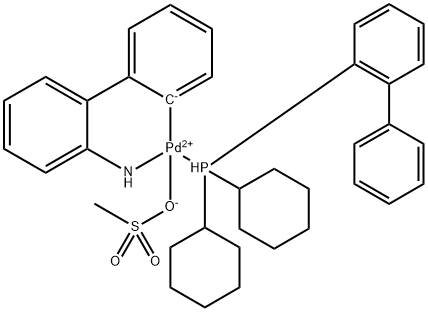 甲烷磺酸[2-(二环己基膦基)联苯](2'-氨基-1,1'-联苯-2-基)钯(II)