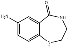 7-amino-1,2,3,4-tetrahydro-1,4-benzodiazepin-5-one