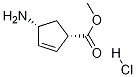 methyl (1S,4R)-4-aminocyclopent-2-ene-1-carboxylate hydrochloride
