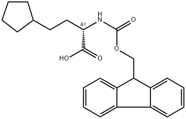 (2S)-4-cyclopentyl-2-({[(9H-fluoren-9-yl)methoxy]carbonyl}amino)butanoic acid