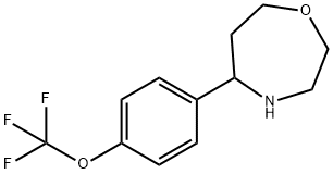 5-[4-(trifluoromethoxy)phenyl]-1,4-oxazepane hydrochloride
