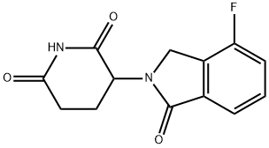 2,6-Piperidinedione, 3-(4-fluoro-1,3-dihydro-1-oxo-2H-isoindol-2-yl)-