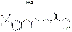 Ethanol, 2-((alpha-methyl-m-(trifluoromethyl)phenethyl)amino)-, benzoate (ester), HCl