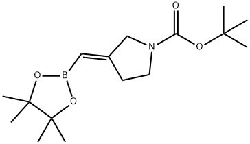 3-(((4,4,5,5-四甲基-1,3,2-二氧杂硼硼烷-2-基)亚甲基)吡咯烷-1-羧酸叔丁酯