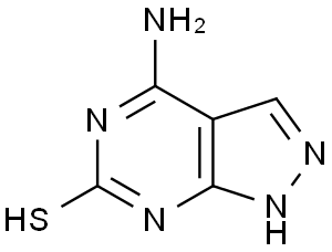 4-氨基-6-巯基-1H-吡唑[3,4-D]嘧啶