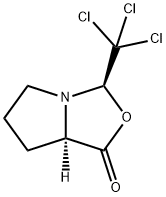 1H,3H-Pyrrolo[1,2-c]oxazol-1-one, tetrahydro-3-(trichloromethyl)-, (3R,7aR)-
