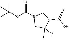 (3R)-1-tert-butoxycarbonyl-4,4-difluoro-pyrrolidine-3-carboxylic acid