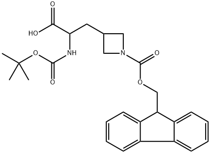 3-Azetidinepropanoic acid, α-[[(1,1-dimethylethoxy)carbonyl]amino]-1-[(9H-fluoren-9-ylmethoxy)carbonyl]-