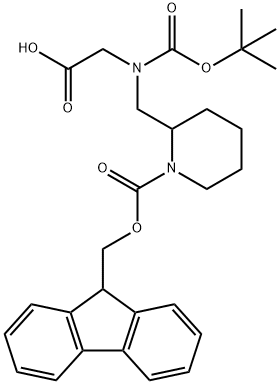 2-{[(tert-butoxy)carbonyl][(1-{[(9H-fluoren-9-yl)me thoxy]carbonyl}piperidin-2-yl)methyl]amino}aceti c acid