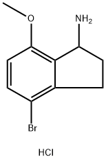 4-BROMO-7-METHOXY-2,3-DIHYDRO-1H-INDEN-1-AMINE HYDROCHLORIDE