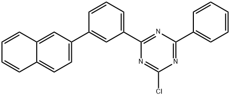2-氯-4-(3-(萘-2-基)苯基)-6-苯基-1,3,5-三嗪