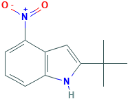 1H-Indole, 2-(1,1-dimethylethyl)-4-nitro-