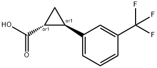 RAC-(1R,2R)-2-[3-(TRIFLUOROMETHYL)PHENYL]CYCLOPROPANE-1-CARBOXYLIC ACID, TRANS