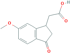 6-methoxy-3-oxo-2,3-dihydro-1h-indene-1-aceticacid