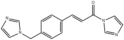 (E)-3-(4-((1H-imidazol-1-yl)methyl)phenyl)-1-(1H-imidazol-1-yl)prop-2-en-1-one
