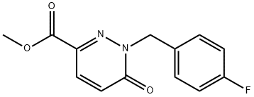 Methyl 1-(4-fluorobenzyl)-6-oxo-1,6-dihydropyridazine-3-carboxylate
