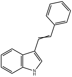 1H-Indole, 3-(2-phenylethenyl)-