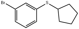 Benzene, 1-bromo-3-(cyclopentylthio)-