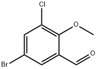 Benzaldehyde, 5-bromo-3-chloro-2-methoxy-