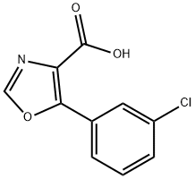 5-(3-氯苯基)噁唑-4-羧酸
